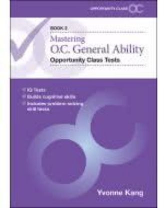 Picture of Mastering O.C. General Ability Opportunity Class Tests Book 2