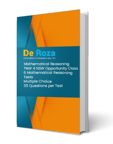 NSW Opportunity Class Set of 6 Mathematical Reasoning Tests - Yr 4 for Entry into Yr 5 OC