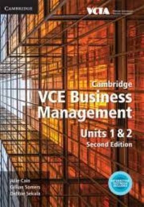 Picture of Cambridge VCE Business Management Units 1&2 Second Edition (digital)