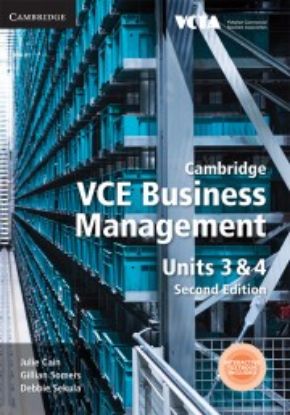 Picture of Cambridge VCE Business Management Units 3&4 Second Edition (digital)