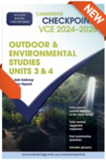 Picture of Cambridge Checkpoints VCE Outdoor and Environmental Studies Units 3&4 2024-2028 (digital)