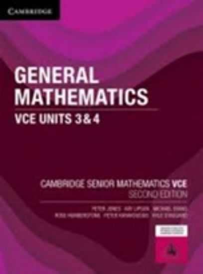 Picture of General Mathematics VCE Units 3&4 Second Edition Reactivation Code