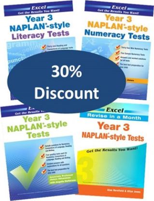 Picture of Excel NAPLAN*-style Tests Year 3 Pack