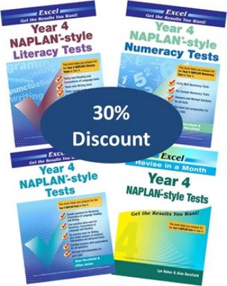 Picture of Excel NAPLAN*-style Tests Year 4 Value Pack