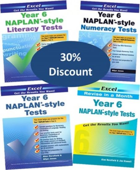 Picture of Excel NAPLAN*-style Tests Year 6 Value Pack