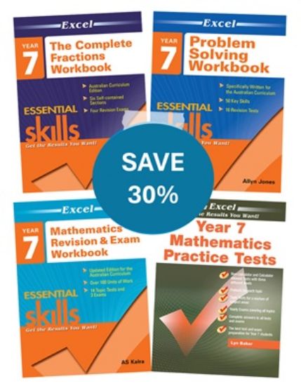 Picture of Excel Maths Book Pack Year 7