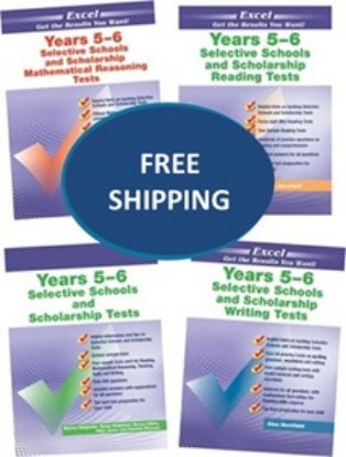 Picture of Excel Selective Schools and Scholarship Tests Years 5-6  Value Pack 4