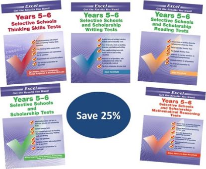 Picture of Excel Selective Schools and Scholarship Tests Years 5-6  Value Pack 1