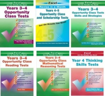 Picture of Excel Opportunity Class  Tests Years 3–4 Value Pack 2 (FREE SHIPPING)